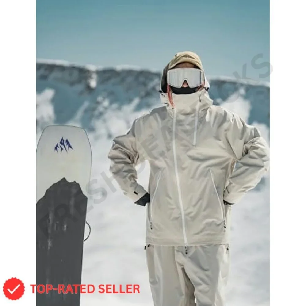 Waterproof Insulated Snowboard Jacket Ski Coat Hooded Winter Hiking Warm